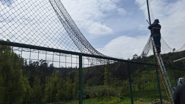 GADP PICAIHUA MEJORA EL ESTADIO DE RUMICHACA PARA EL DESARROLLO DEL DEPORTE 